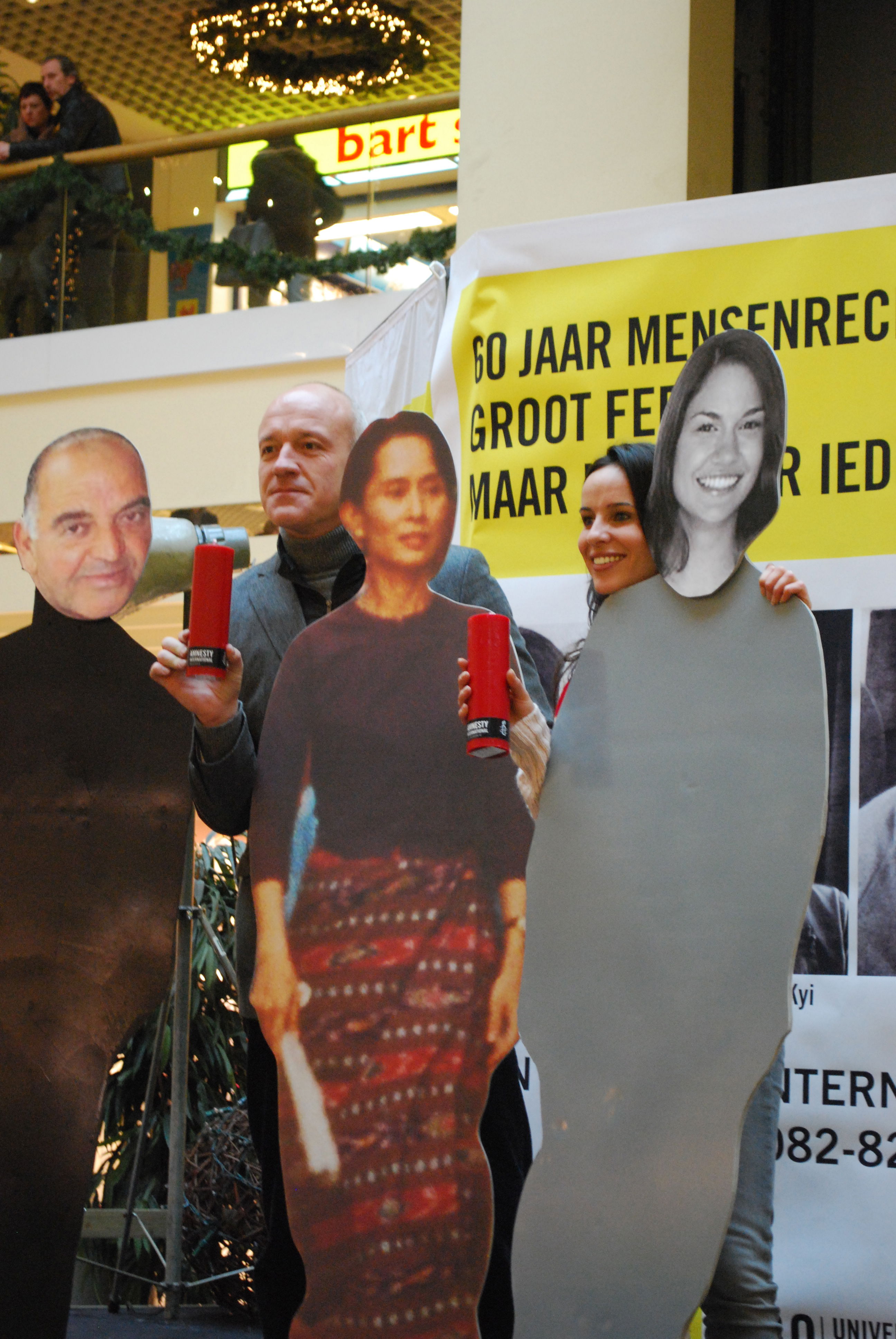 Geert, Ann En Bart Trappen Mensenrechtenweek 2008 Af | Amnesty ...