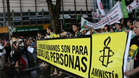 Braziliaans activist veilig na actie van Amnesty International