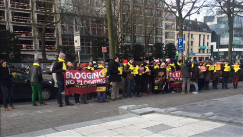 Actie in Brussel voor Raif Badawi: België moet klaar en duidelijk standpunt innemen