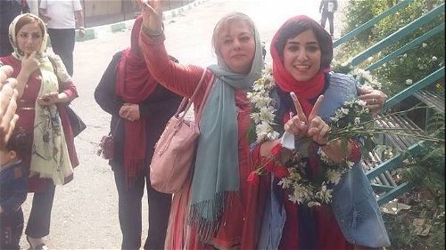 Iraanse kunstenares Atena Farghadani vrijgelaten