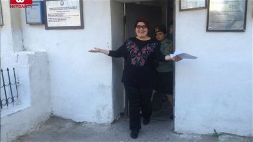 Journalist Khadija Ismayilova is vrij!