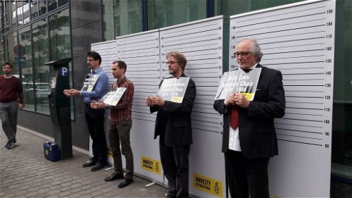 Belgische Amnesty-voorzitters solidair met Turkse voorzitter achter tralies