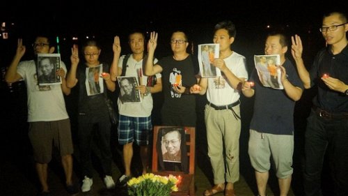 China: zes activisten die Liu Xiabo herdachten vrijgelaten