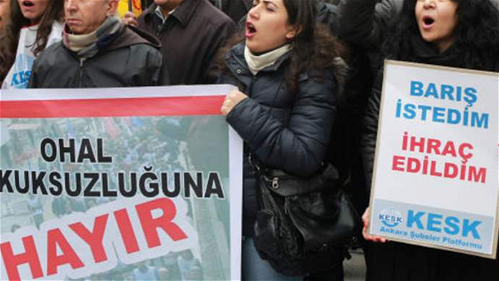 Bijna 130.000 afgedankte Turkse overheidswerknemers wachten op gerechtigheid