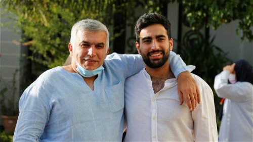 Nabeel Rajab is vrij!