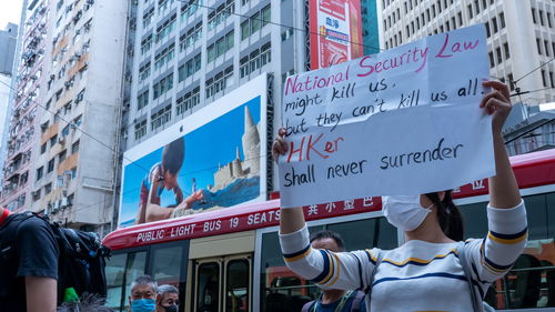 Nationale veiligheidswet mag geen middel zijn om angst te zaaien in Hongkong