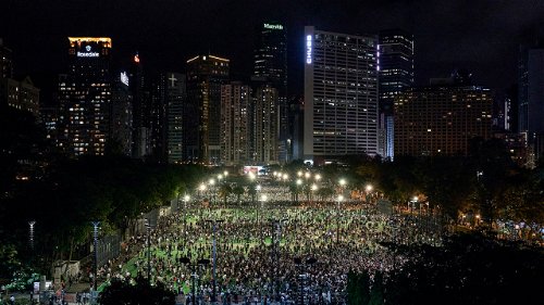 Hongkong moet inwoners niet straffen voor vreedzame herdenking bloedbad Tiananmenplein