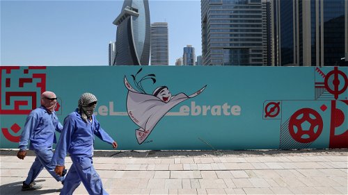Qatar: arbeidshervormingen nog niet voltooid en compensatie laat op zich wachten nu WK voetbal nadert